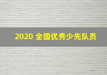 2020 全国优秀少先队员